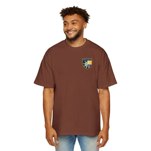 Shield Logo Oversized Men's Graphic T‑Shirt