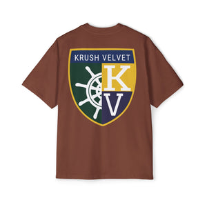 Shield Logo Oversized Men's Graphic T‑Shirt