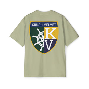 Shield Logo Oversized Men's Graphic T‑Shirt