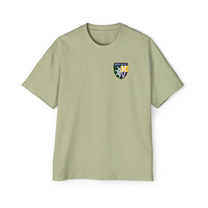 Shield Logo Oversized Men's Graphic T‑Shirt