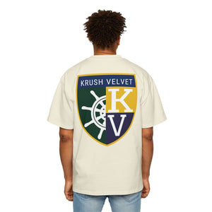 Shield Logo Oversized Men's Graphic T‑Shirt