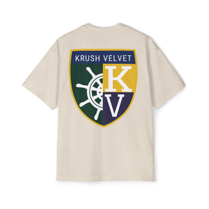 Shield Logo Oversized Men's Graphic T‑Shirt