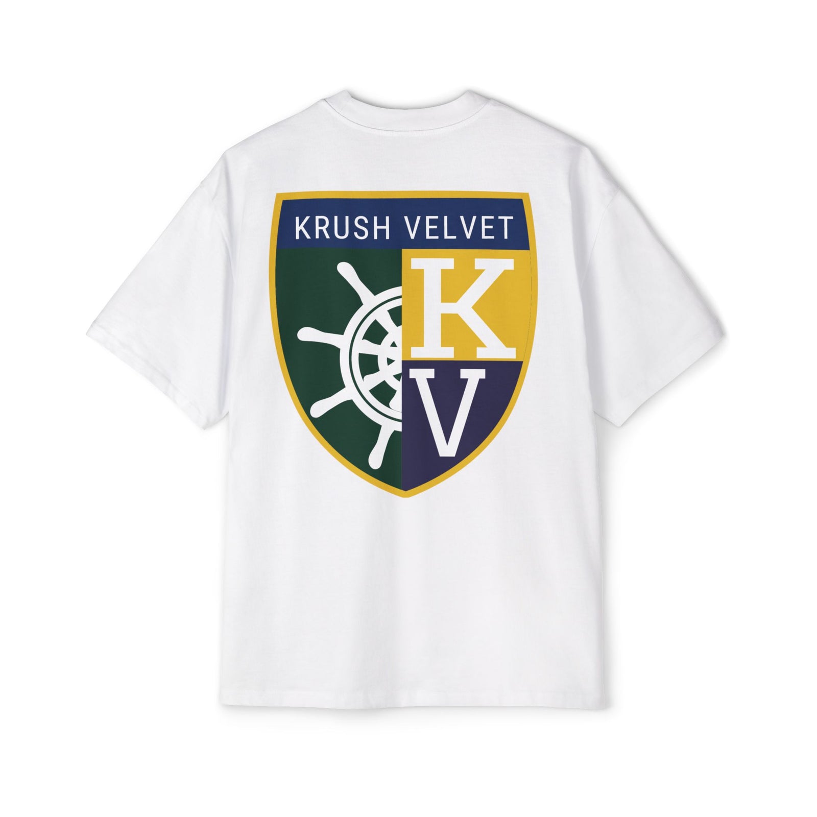 Shield Logo Oversized Men's Graphic T‑Shirt