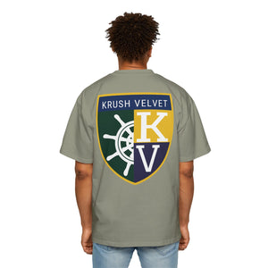 Shield Logo Oversized Men's Graphic T‑Shirt