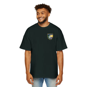 Shield Logo Oversized Men's Graphic T‑Shirt