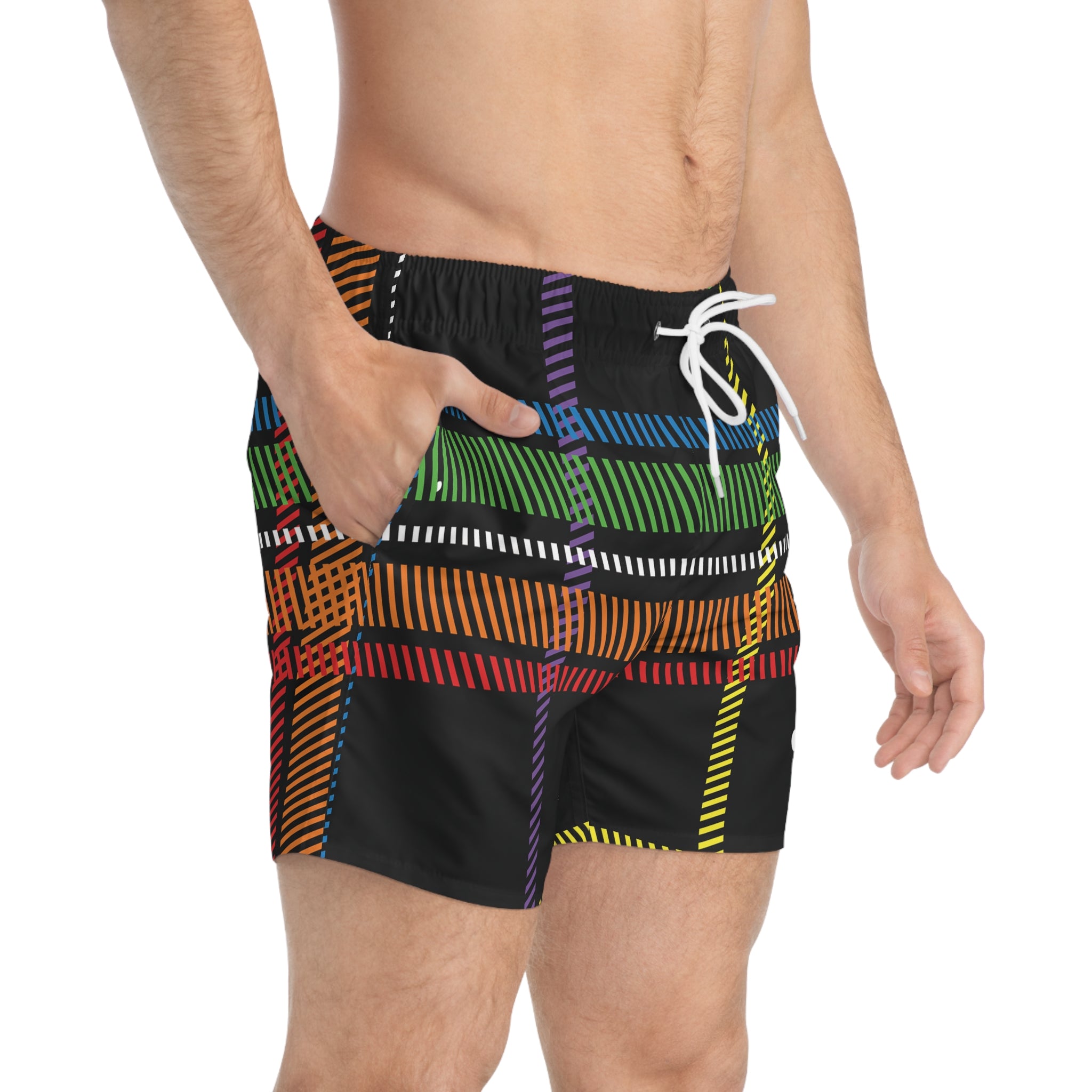 Plaid Tartan Men's Swim Shorts