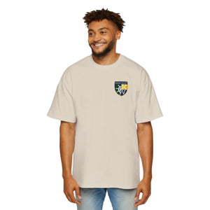 Shield Logo Oversized Men's Graphic T‑Shirt