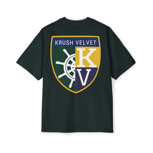 Shield Logo Oversized Men's Graphic T‑Shirt