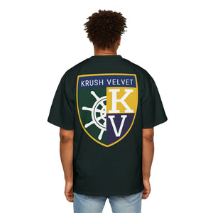 Shield Logo Oversized Men's Graphic T‑Shirt