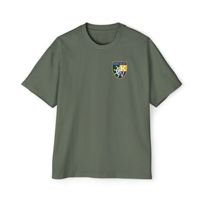 Shield Logo Oversized Men's Graphic T‑Shirt