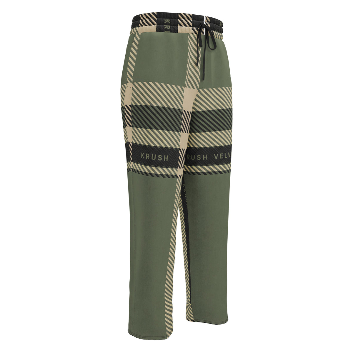 Krush Velvet KV-014 Olive Reserve Wide-Leg Trouser