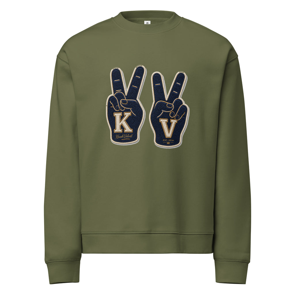 Krush Velvet KV-014 Double Peace Crewneck
