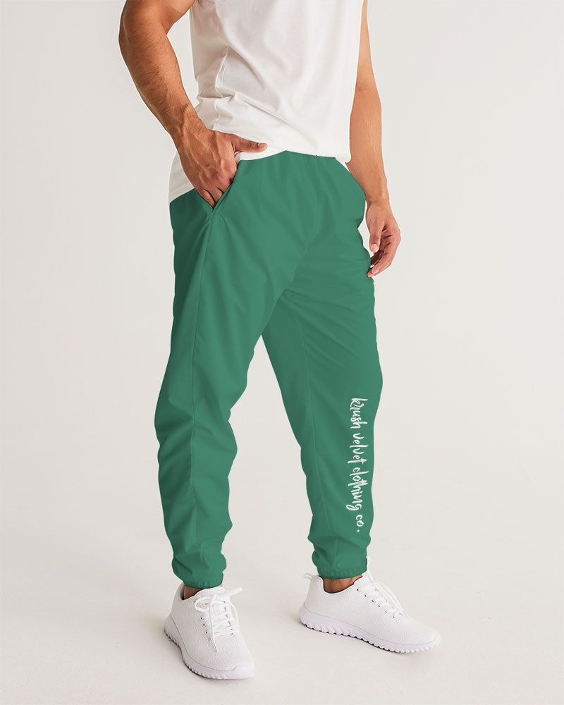 Summer Dark Green Men's Track Pants
