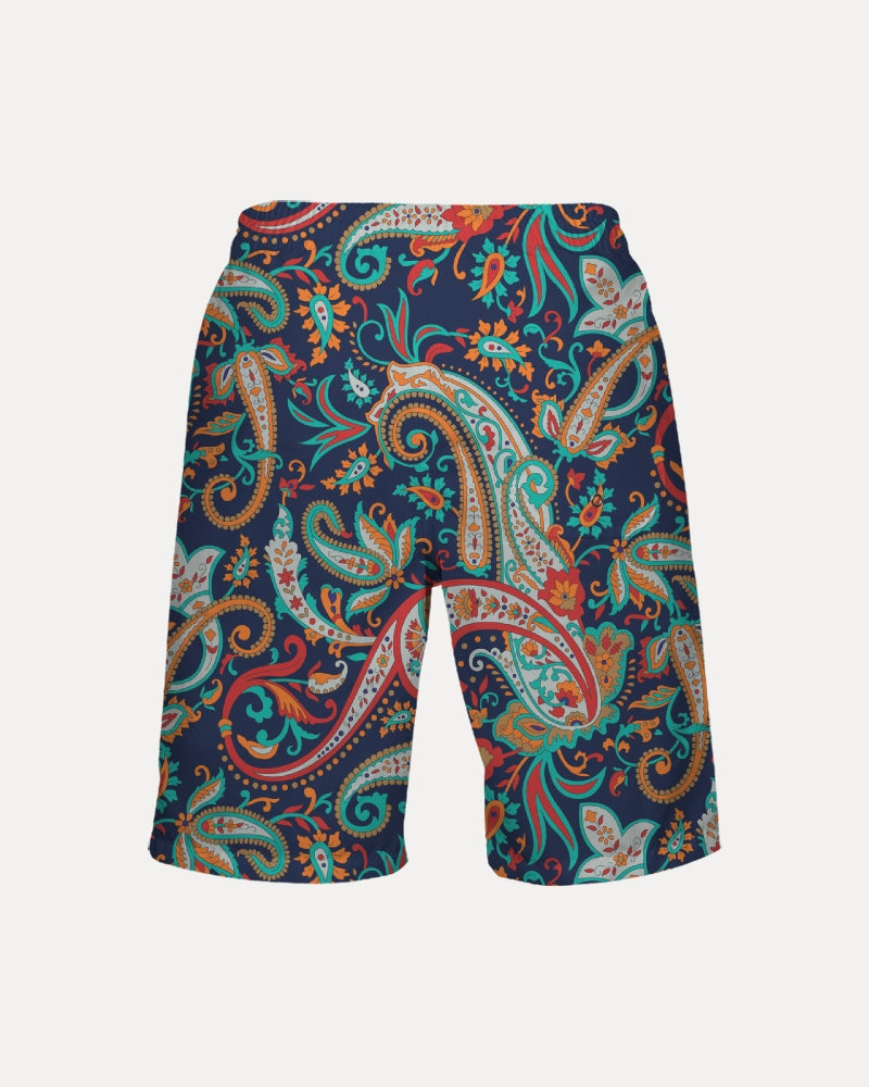 Paisley Pattern Boy's Swim Trunk