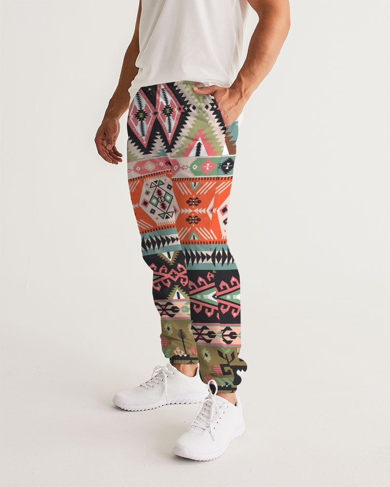 Pink Aztec Men's Track Pants