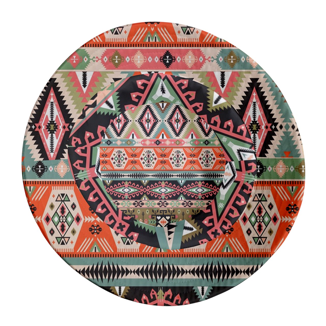Pink Aztec Reversible Bucket Hat