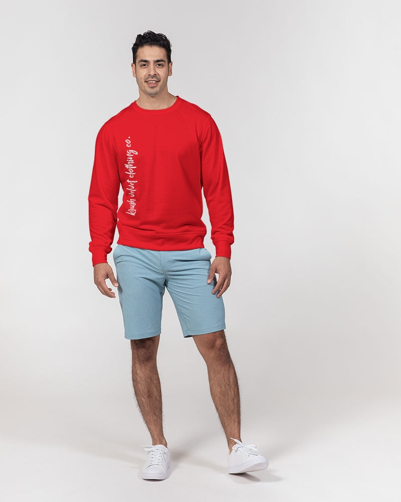 Red Alert Men's Classic French Terry Crewneck Pullover