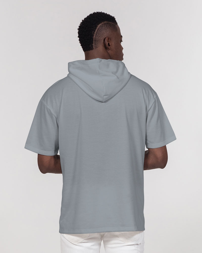 Summer Grey Men's Premium Heavyweight Short Sleeve Hoodie