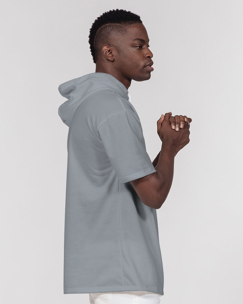 Summer Grey Men's Premium Heavyweight Short Sleeve Hoodie