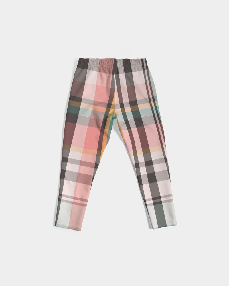 Pink Plaid Unisex Joggers