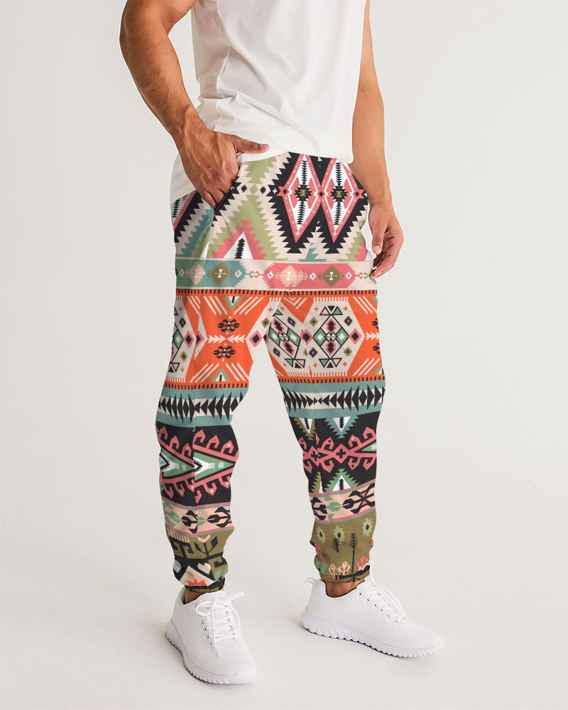 Pink Aztec Men's Track Pants