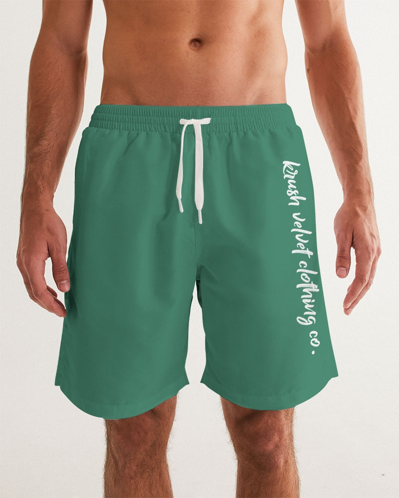 Summer Dark Green Men's Shorts