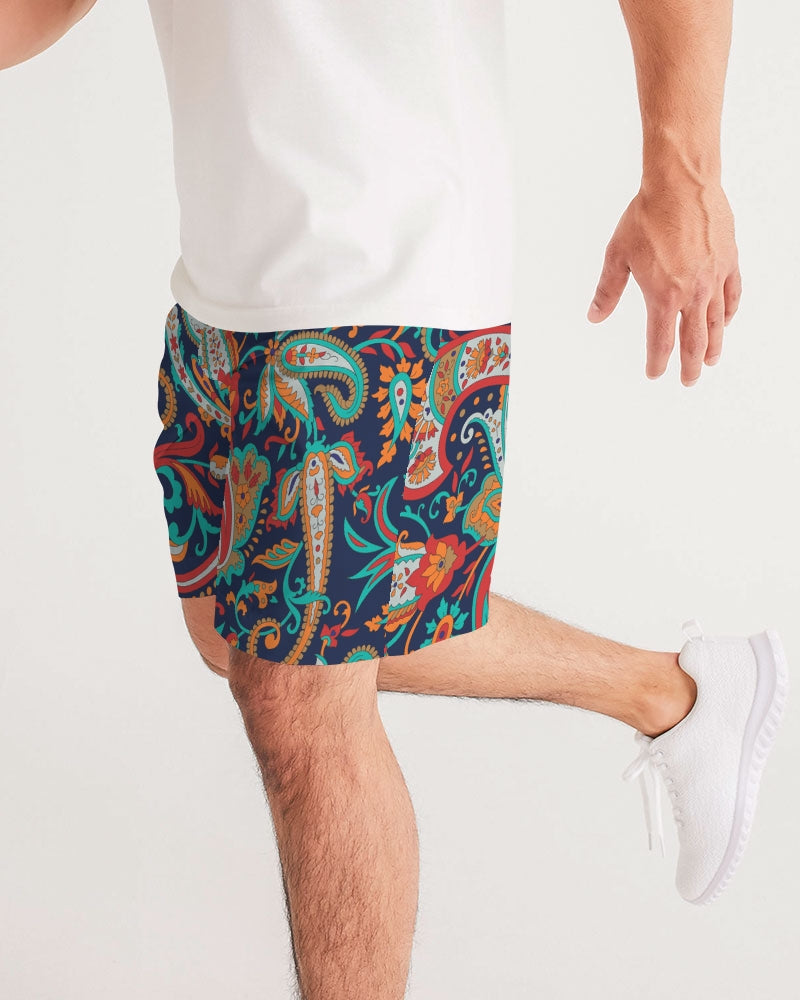 Paisley Jogger Shorts
