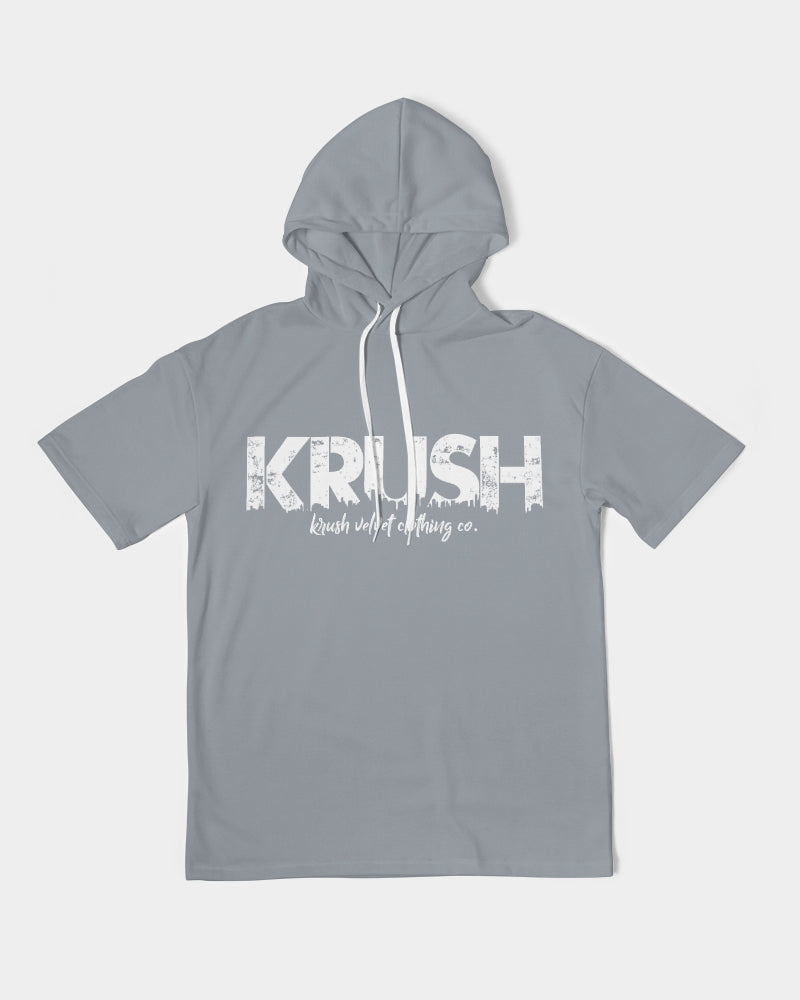 Summer Grey Men's Premium Heavyweight Short Sleeve Hoodie