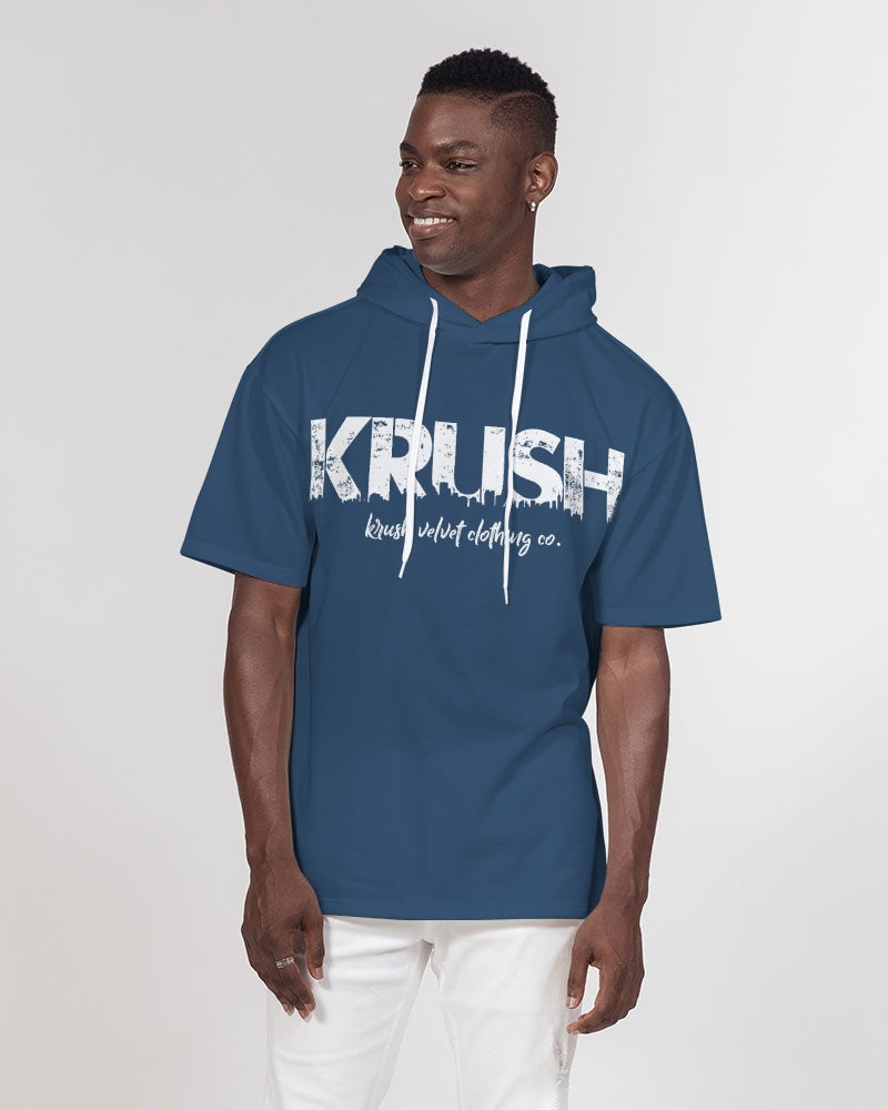 Summer Navy Men's Premium Heavyweight Short Sleeve Hoodie