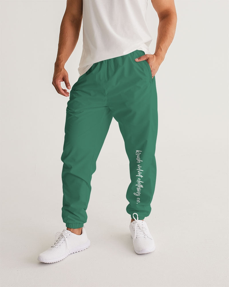 Summer Dark Green Men's Track Pants