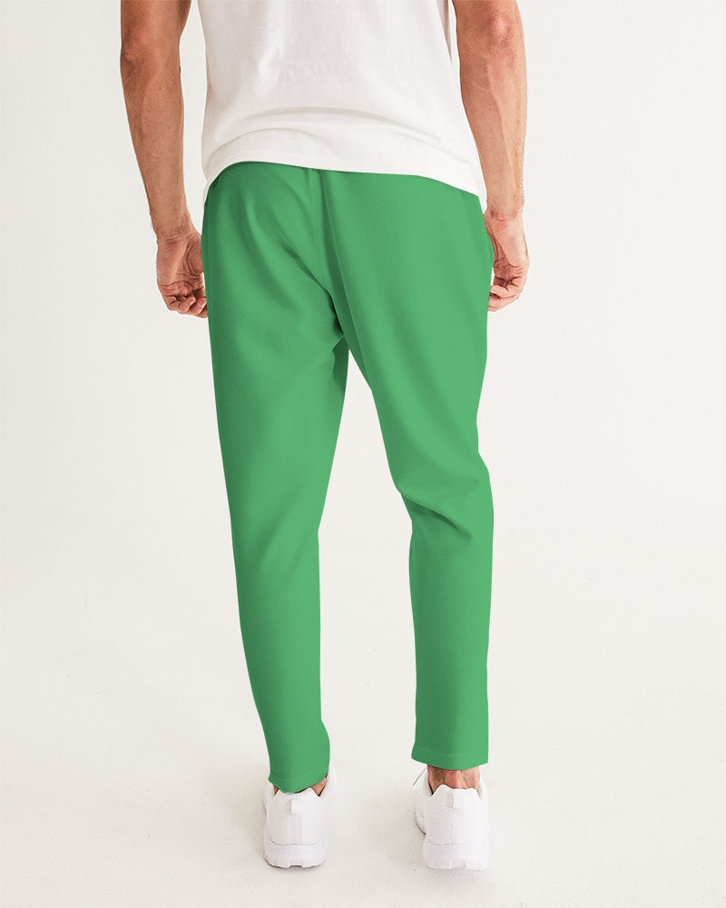 Plain Green Men's Joggers
