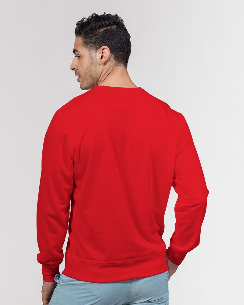 Red Alert Men's Classic French Terry Crewneck Pullover