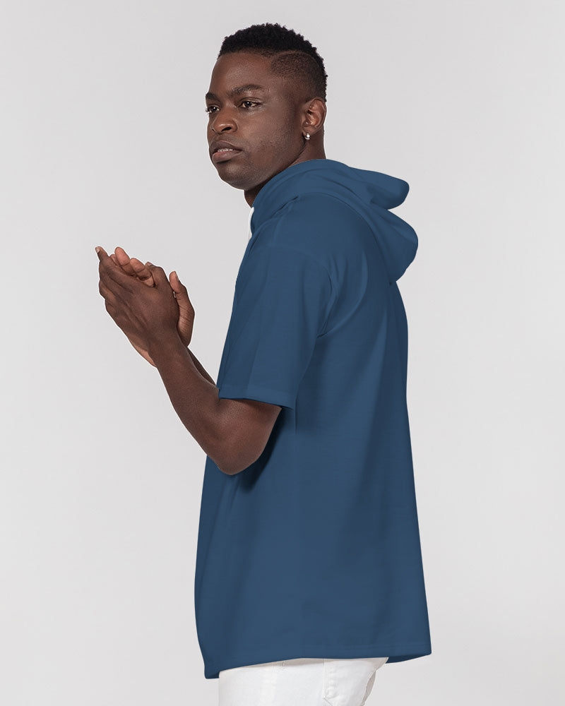 Summer Navy Men's Premium Heavyweight Short Sleeve Hoodie