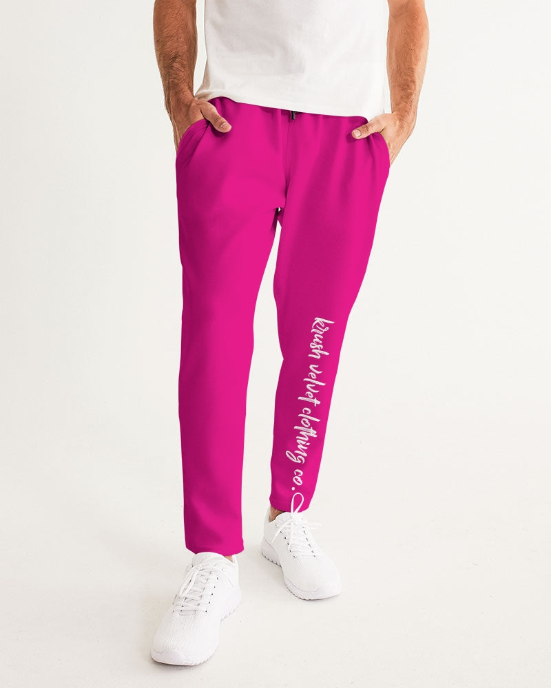 Fushia Men's Joggers