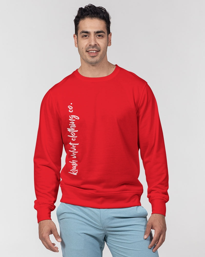 Red Alert Men's Classic French Terry Crewneck Pullover