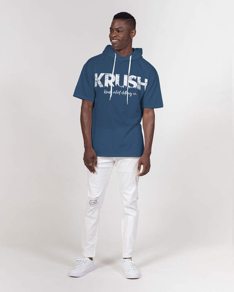 Summer Navy Men's Premium Heavyweight Short Sleeve Hoodie