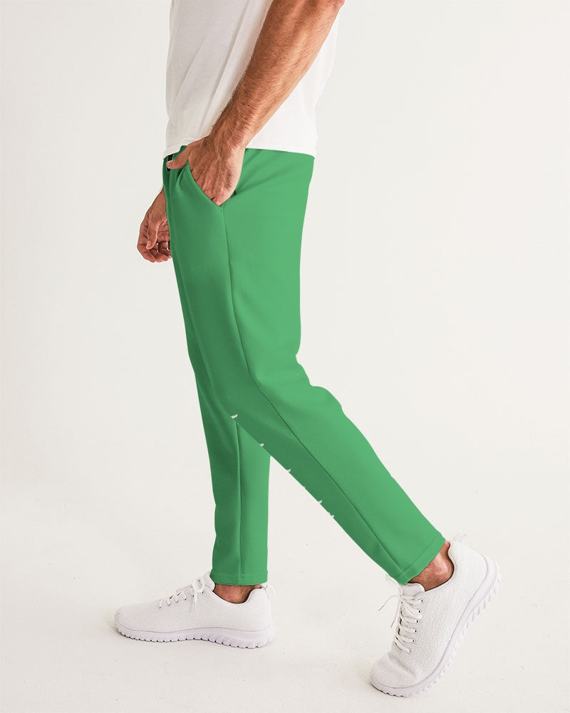 Plain Green Men's Joggers