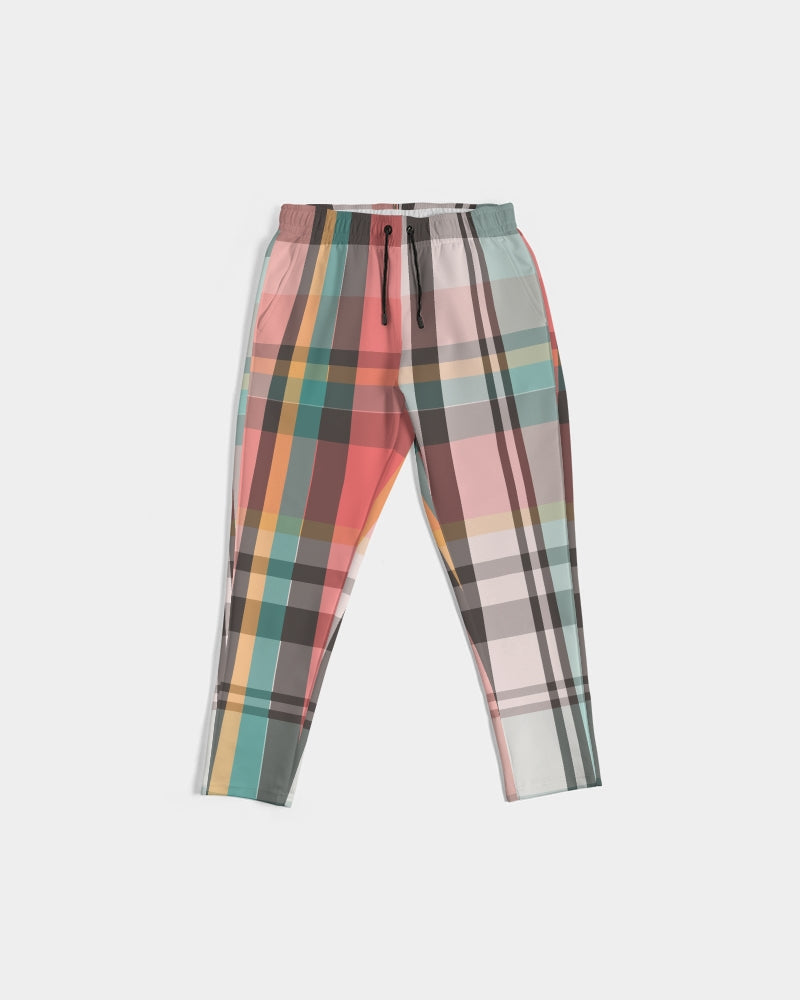 Pink Plaid Unisex Joggers