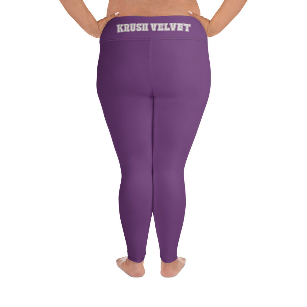 Purple Plus Size Leggings