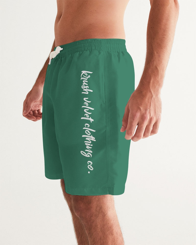 Summer Dark Green Men's Shorts