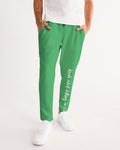 Plain Green Men's Joggers