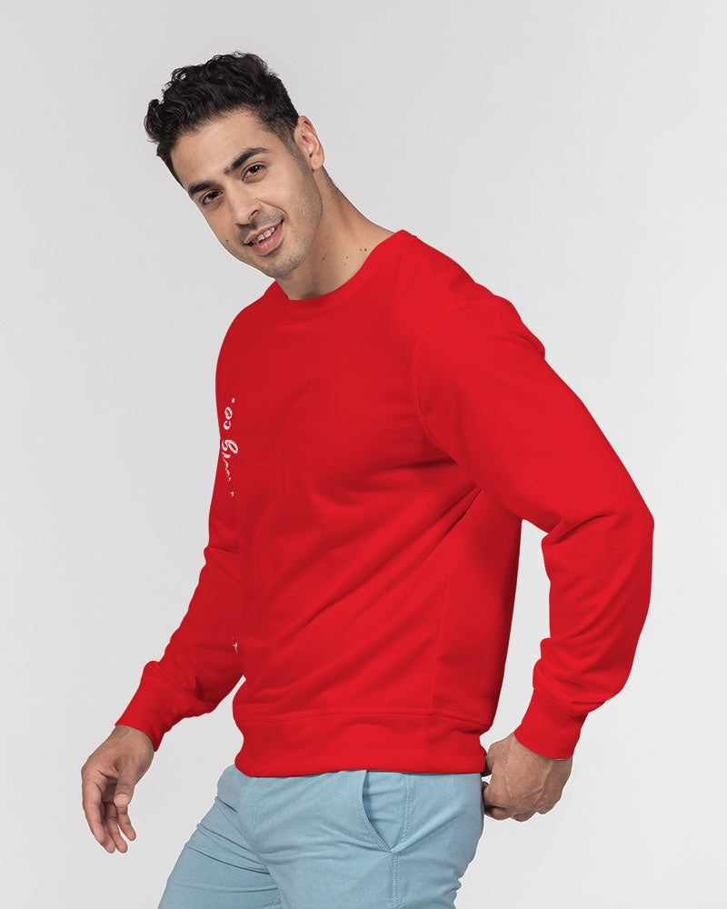 Red Alert Men's Classic French Terry Crewneck Pullover