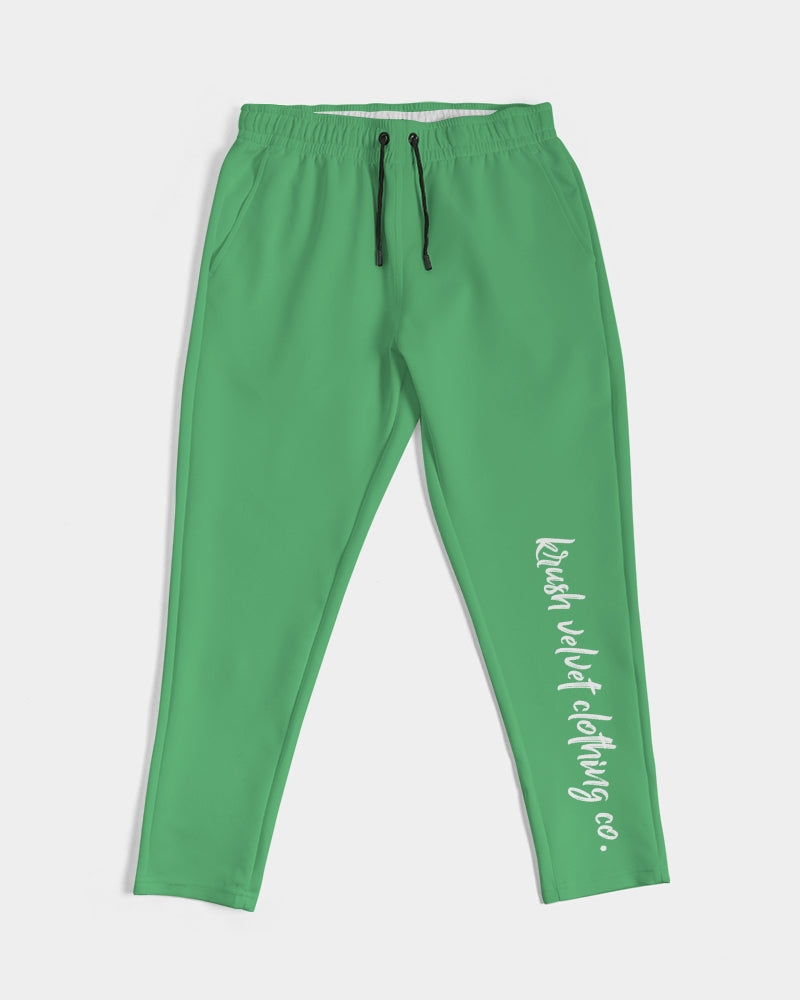 Plain Green Men's Joggers