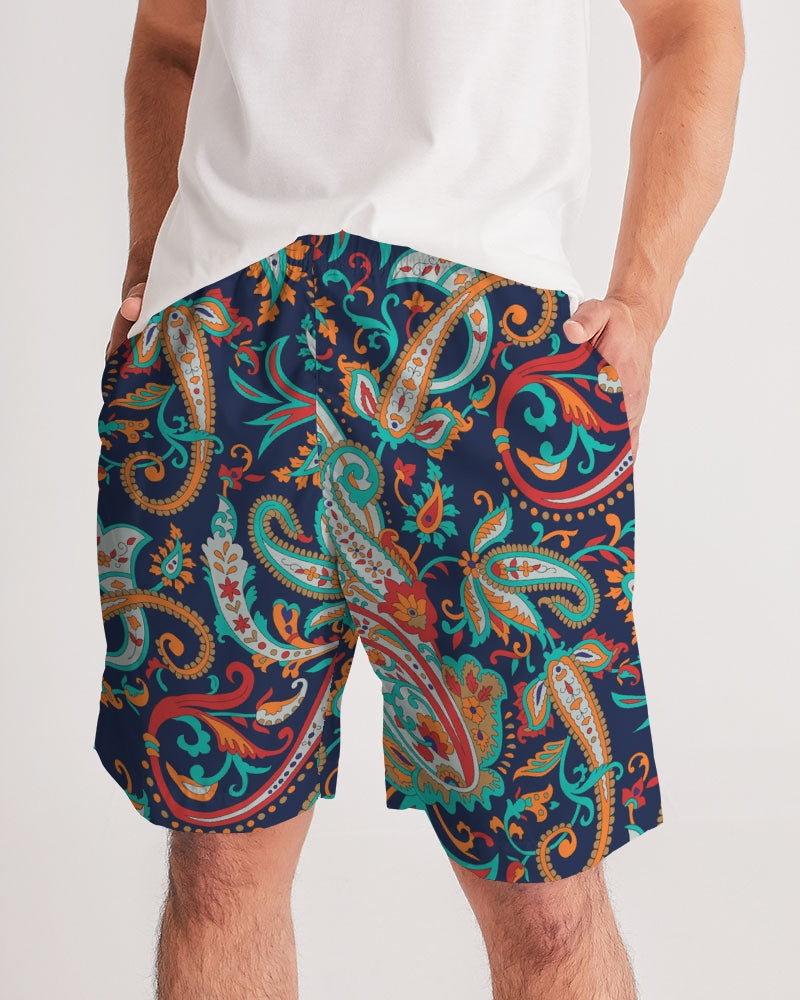 Paisley Jogger Shorts