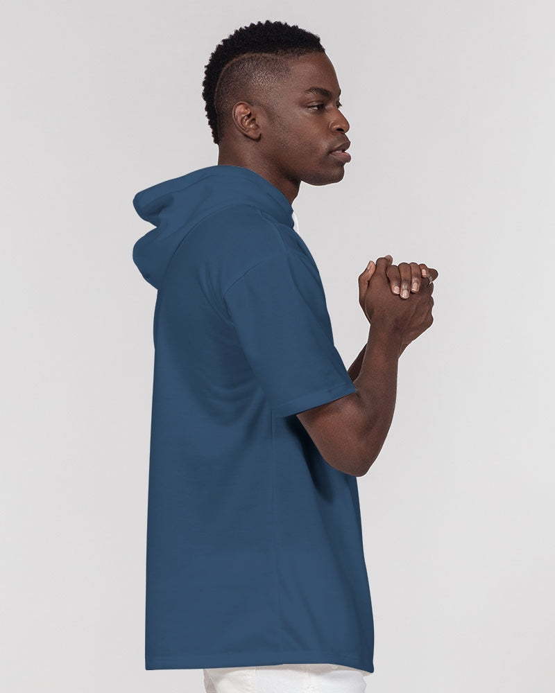 Summer Navy Men's Premium Heavyweight Short Sleeve Hoodie