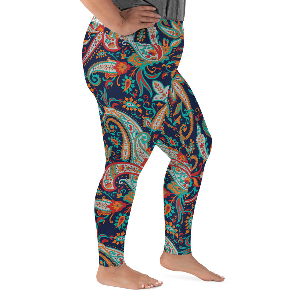 KAVI Paisley Plus Size Leggings